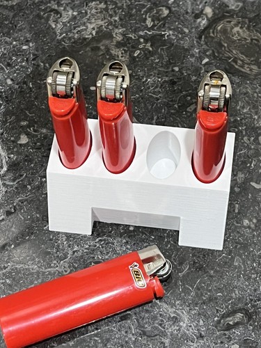 White Bic Lighter Holder - Picture 7 of 10