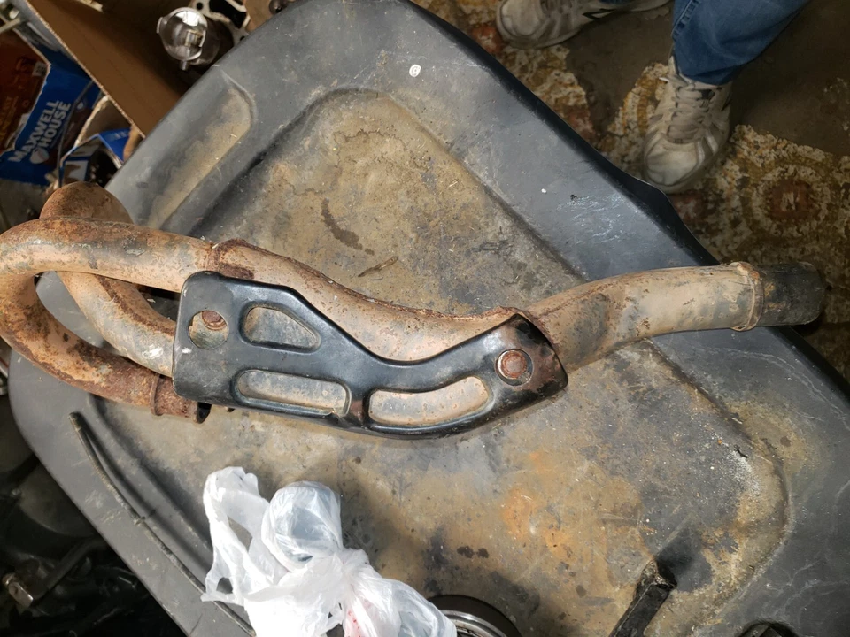 Honda XR250R XR250 XR 250 1984 cabezal de escape cabezal de tubo Foto 2 de 4