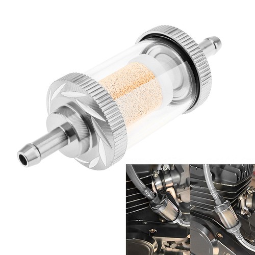 1/4 inch Fuel Filter Fit Universal Motorcycle ATV UTV Lawm Mover Gasoline Filter - Picture 6 of 11