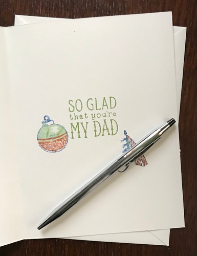 Handmade Greeting Card - Father's Day Card, Happy Father's Day, Fishing, Fish - Picture 2 of 3