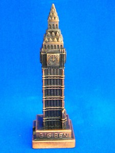Big-Ben-Pencil-Sharpener-Bronze-Color-Metal-Souvenir