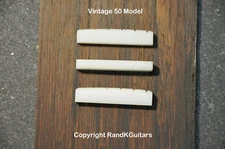 Slotted nylon nut for Vintage Gibson Les Paul Guitars original 50's spacing