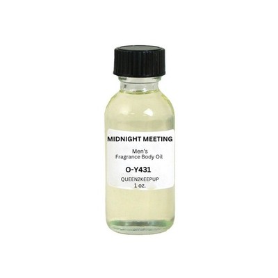 Midnight Meeting (Men) Body Oil 1 oz Fragrance All Natural Scent