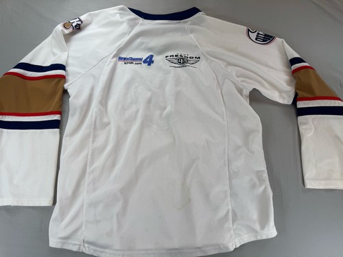 Oklahoma City OKC Barons Oilers Hockey Jersey Men’s L XL Fan Promo Shirt - Picture 7 of 7