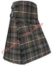 MacDonald Hunting Weathered Tartan Kilt - 16oz Acrylic Wool, Custom Made kilts