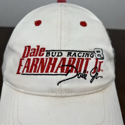 Chase Authentics Budweiser Racing Dale Earnhardt Jr. #8 Nascar Hat Red - Picture 9 of 13