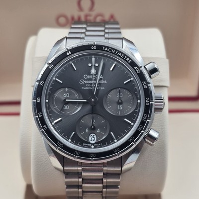 PAPERS 2020 Omega Speedmaster 38mm Grey Dial Watch 324.30.38.50.06.001 BOX