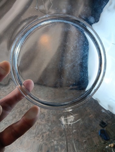 LE Smith Mt Pleasant Clear Glass Bowl 2 Handled 9" Vintage 1925-1934 SEE Pics - Picture 10 of 10