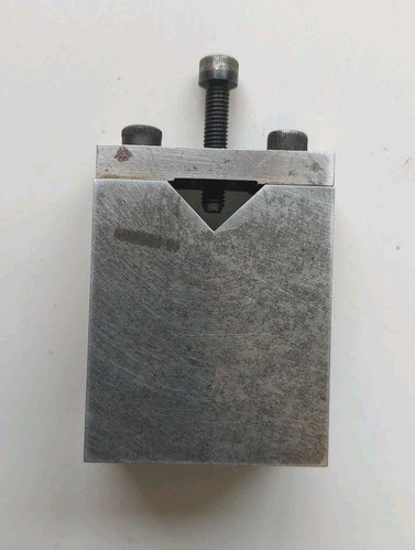 MACHINIST TOOLS DREHBANK FRÄSE Ungewöhnlich Präzisionsschliff V Block Befestigung GrnCb - Bild 3 von 6