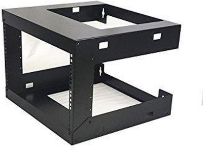 Raising Electronics 6U Wall Mount Open Frame 19 Inch Server 6U, Black-6U 