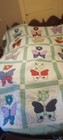 96x82 Handmade Butterfly Quilt