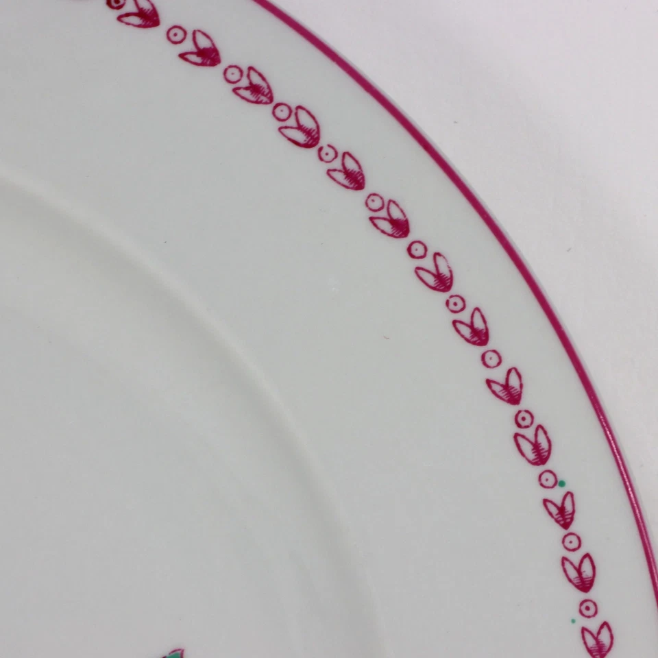 Vista Alegre VA Metz Floral Rosa Cargador Plato de Picar 12 5/8" Portugal De Colección Foto 3 de 4