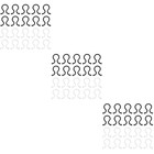 Zestaw 3 klipsów kablowych plastikowy mini uchwyt na kabel sznurek organizer