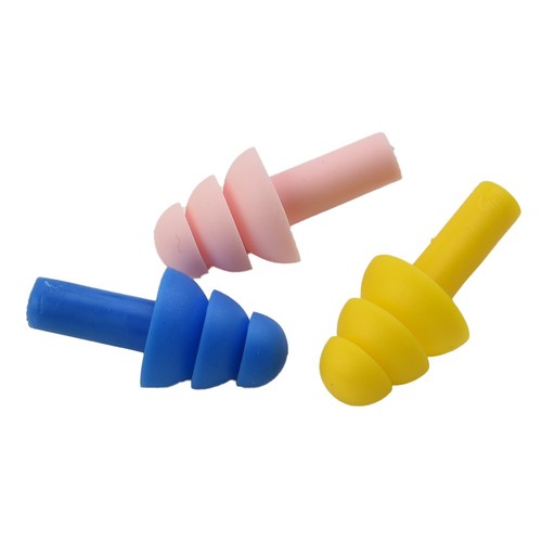 Comfortable Soft Silicone Earplugs in Cases 6 Sets for Noise Reduction - Picture 8 of 12