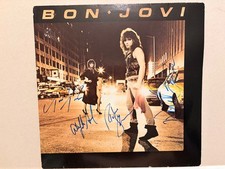 Original JON BON JOVI BAND Autogramm LP (pers...