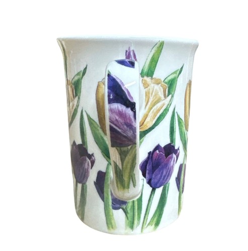 Set 4 Tazze Tulip Fine China 300ml - Tazzine da Tè Caffè Floreali Confezione Regalo - Foto 8 di 8