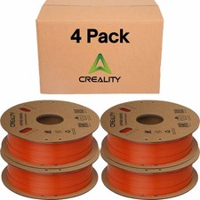 Creality Hyper PLA 3D Printer Filament 1.75mm Brown, 1kg, High-Speed - 4pk