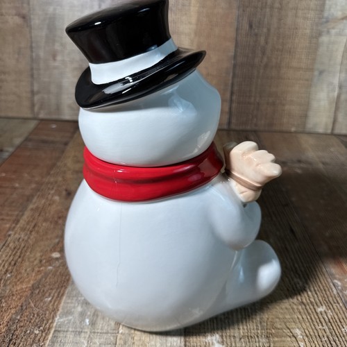 Rae Dunn Frosty der Schneemann 10,5" Weihnachten Dose Keksdose - Bild 8 von 19