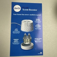 Febreze Plug Scent Booster Starter Kit Plug In Diffuser  2 Downy Calm Refills