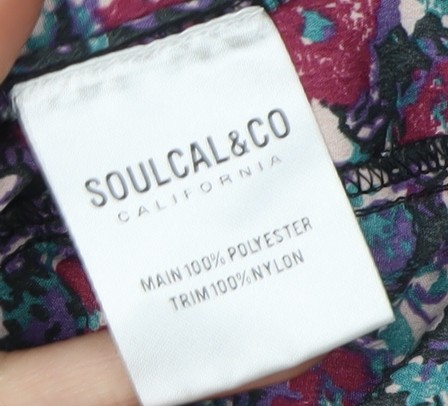 SoulCal & Co Women's Multicoloured A-Line Dress S - Picture 4 of 12