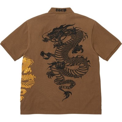Supreme x The Great China Wall Dragon Polo 4colors 26SS | eBay