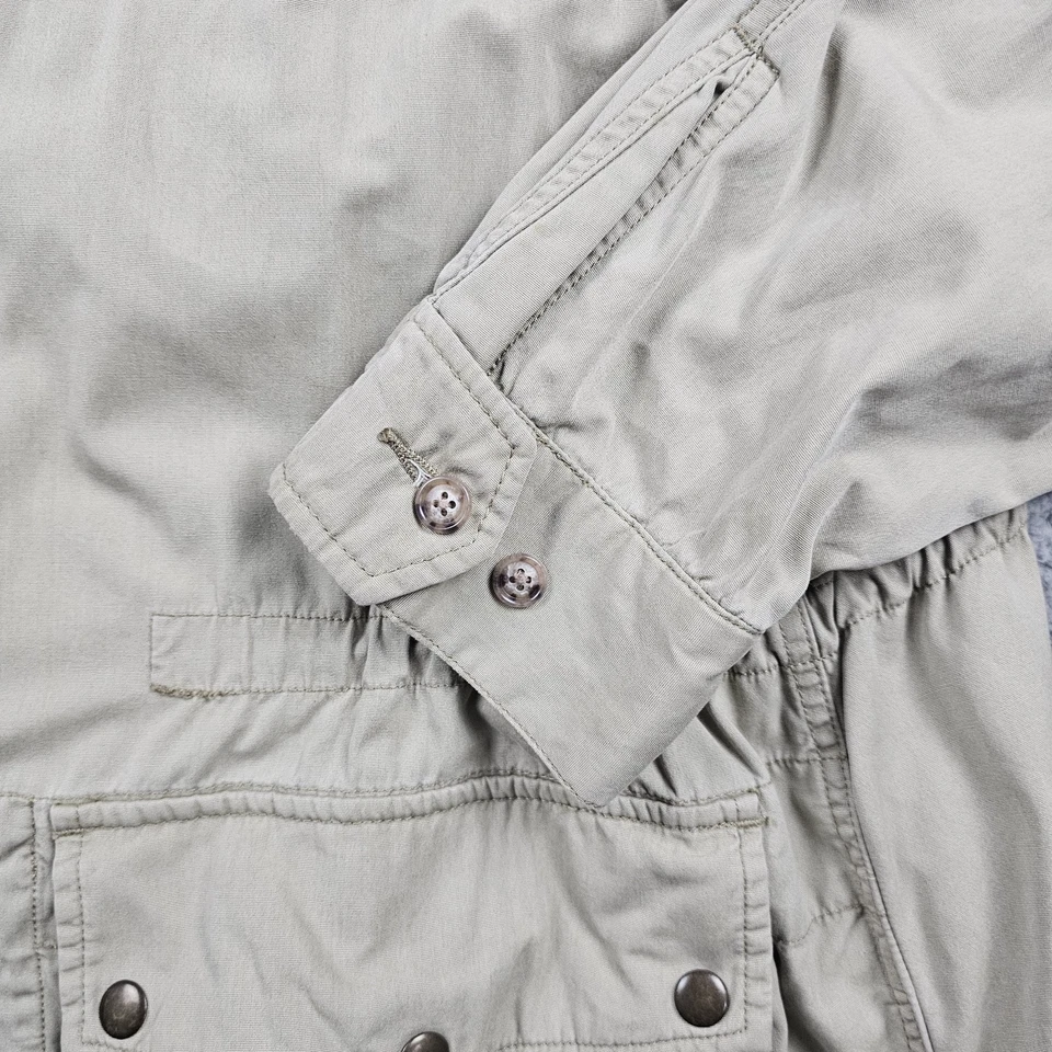 Chaqueta De Colección Willis & Geiger Para Hombres XL Bronceada Campo Safari Años 90 Militar Bush Popelín Foto 4 de 4