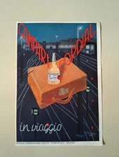 ADVERTISING MOUTHPIECE ADVERTISING SHEET CORDIAL CAMPARI 24 x 16 CM