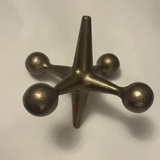 Bronze Finish Cast Iron Jack Jax 6” MCM Style Decor