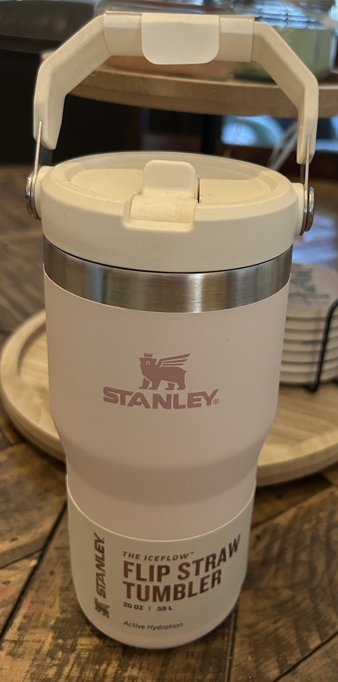 Stanley Flip Straw water bottle 20oz.