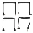 Kabel do synchronizacji flash, 2,5 mm 3,5 mm 6,35 mm złącze PC przewód synchronizacji do lampy błyskowej aparatu