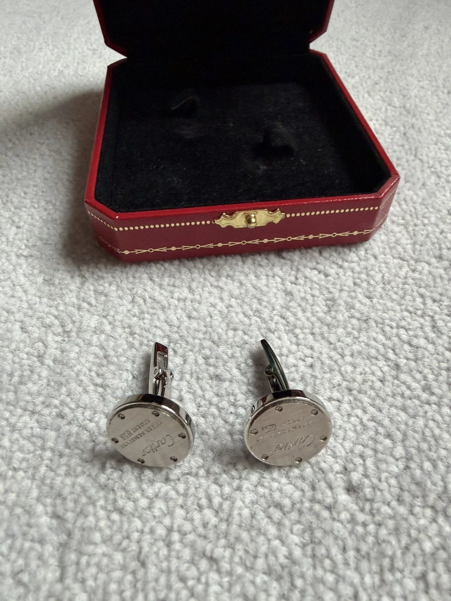 Cartier Sterling Silver Cufflinks for Men for sale | eBay