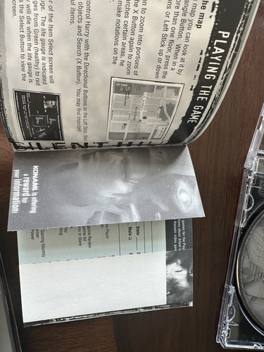 Silent Hill CIB, Registrierungskarte Sony PlayStation 1999 Handbuch dabei PS1 - Bild 11 von 15