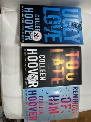 Colleen Hoover Ugly Love, Too Late, And Reminders Of Him Paperback Bundle