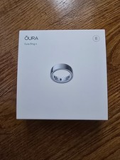 oura ring gen 4 size 8 silver