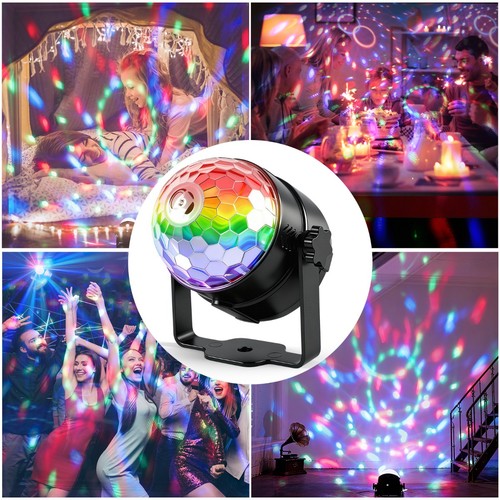 Xmas Party Magic Ball Light LED DJ Club Stage Lights Party Disco RGB Rotating - Picture 36 of 53