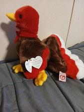 gobbles The Turkey beanie baby. SMOKE FREE home!!!
