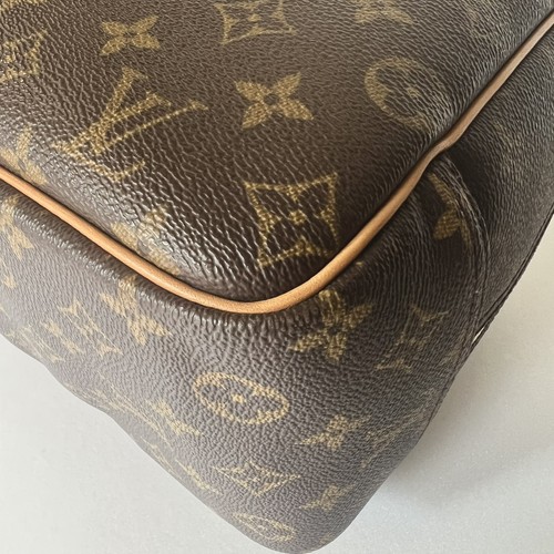 Borsa a mano Louis Vuitton Monogram Deauville M47270 con lucchetto e chiave, etichetta bagaglio - Foto 19 di 24