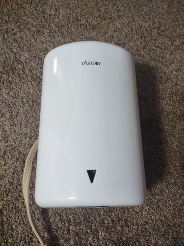 FastDry HK-JA 120V 1500W 700W Motor 12A Hand Dryer White Porcelain Steel Cover