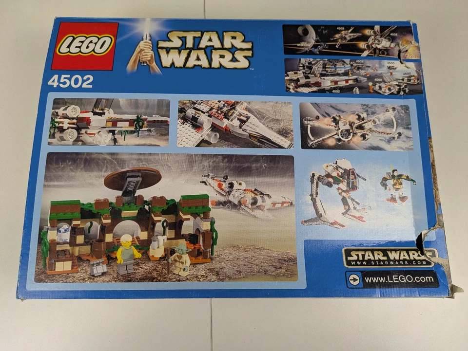 Lego Star Wars: X-wing Fighter (Dagobah), Blue box 4502 (95% Complete) - Image 2 of 4