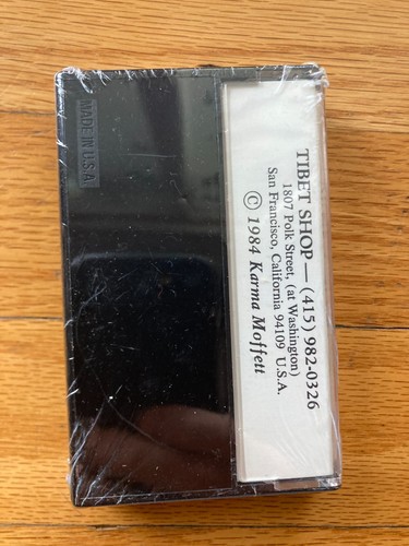 *SEALED* KARMA MOFFETT HIMALAYAN BELLS II CASSETTE private new age PINA synth - Picture 2 of 3