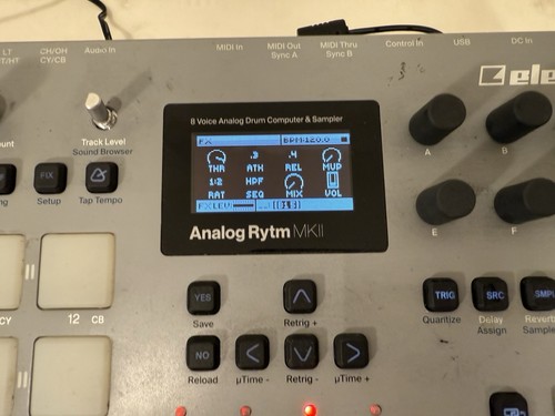 ELEKTRON ANALÓGICO RYTM MKII máquina y muestreador de 8 voces  - Imagen 8 de 19