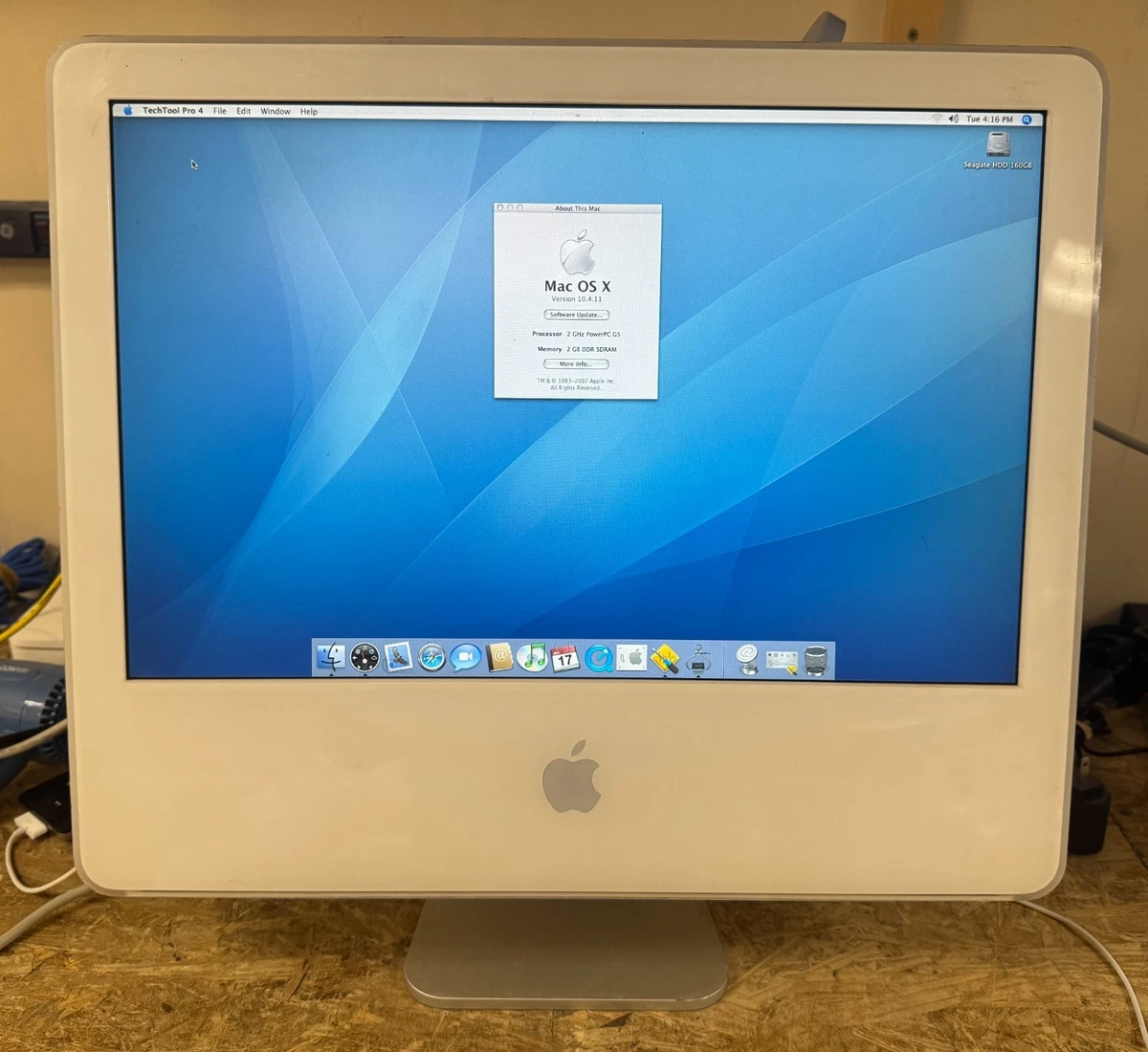 Apple iMac Mac OS X 10.4, Tiger HDD (Hard Disk Drive) Apple