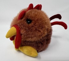 Puffkins Swibco Rocky Rooster Bean Plush Stuffed Animal Soft Toy No Tags 4