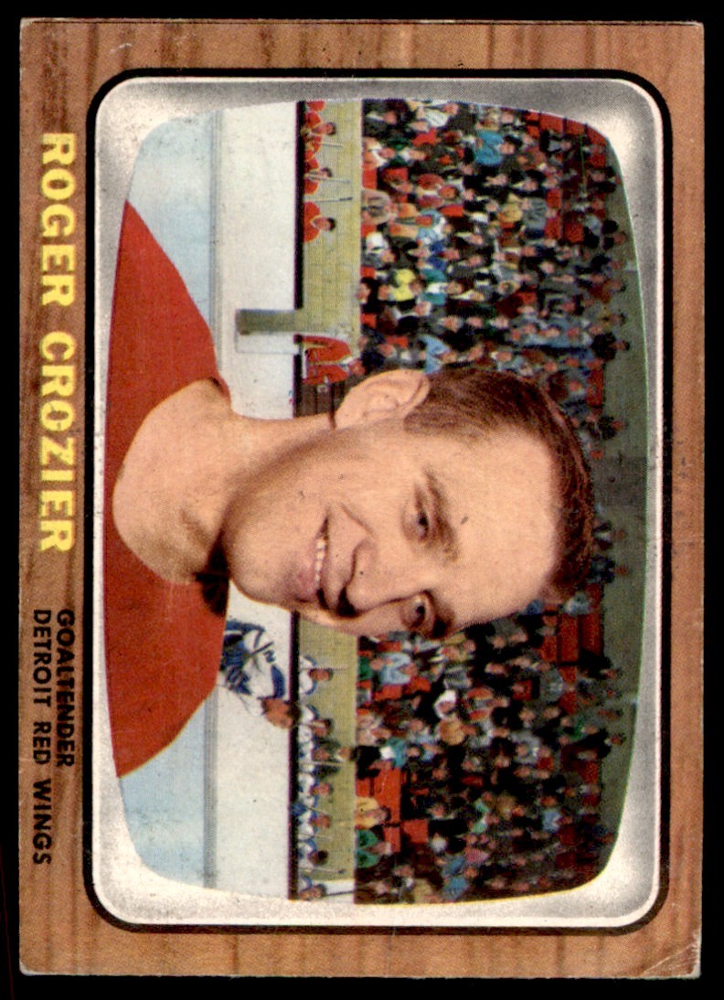 1966-67 Topps Roger Crozier Detroit Red Wings #43