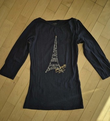 Paris Eiffelturm Stretch Langarm Shirt 34 XS ¾ Arm Longsleeve Colours of World