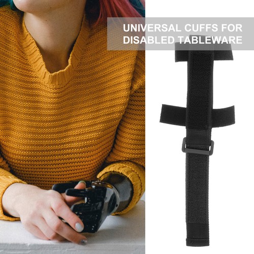  2 Stück Adaptive Utensilien Senioren Essen Erwachsene Behinderte Halteband - Bild 10 von 12