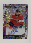 2024-25 UD OPC Platinum VIOLET PIXELS AUTOGRAPH JUSTIN SOURDIF AUTO 16/99