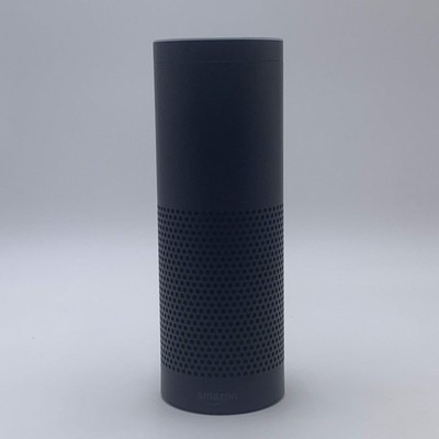 Amazon Echo (1st Gen) Smart Speaker Wi-Fi Alexa Black Cylinder Plastic UNTESTED