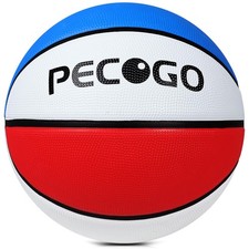 PECOGO Official Rubber Basketball 25.5" Indoor Outdoor Ball Size 4 Youth/Teen