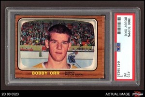 1966 Topps #35 Bobby Orr Bruins HOF RC PSA 3 - VG